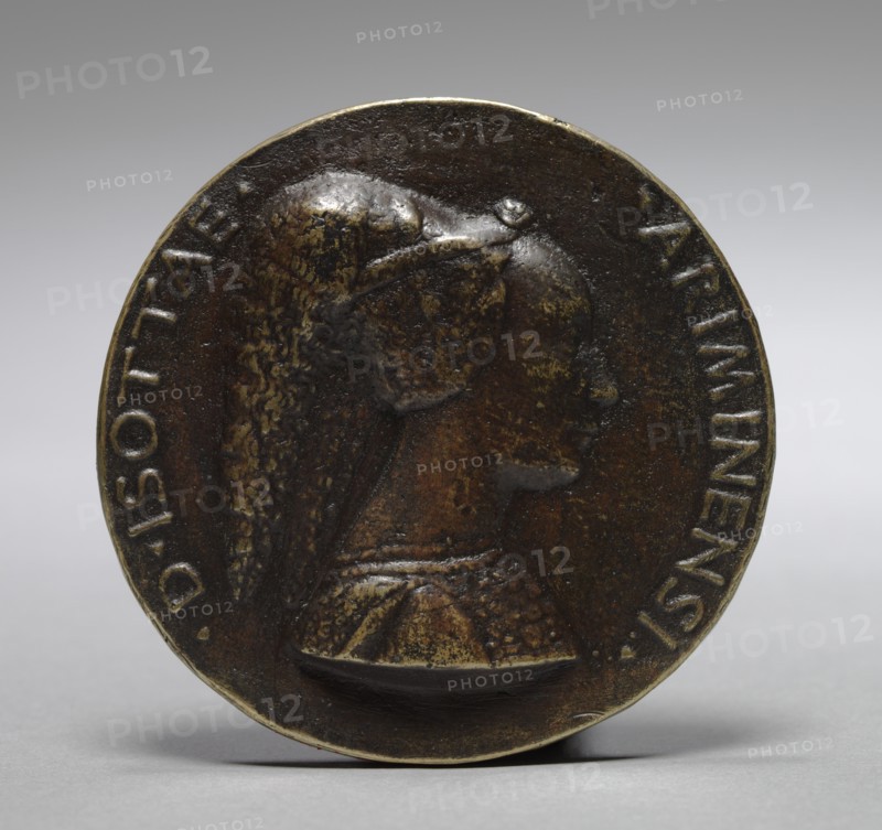 Medal of Isotta degli Atti da Rimini (obverse) and (reverse), 15th century. Creator: Matteo de' Pasti (Italian, 1420-1467/68).