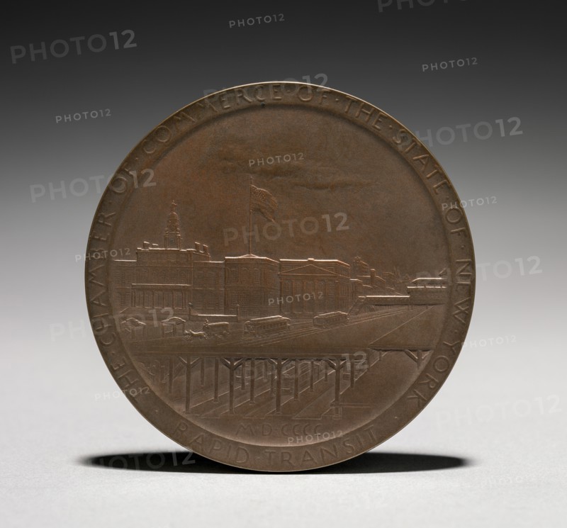 Medal: Abram Stevens Hewitt (reverse), 1875-1925. Creator: Louis-Oscar Roty (French, 1846-1911).