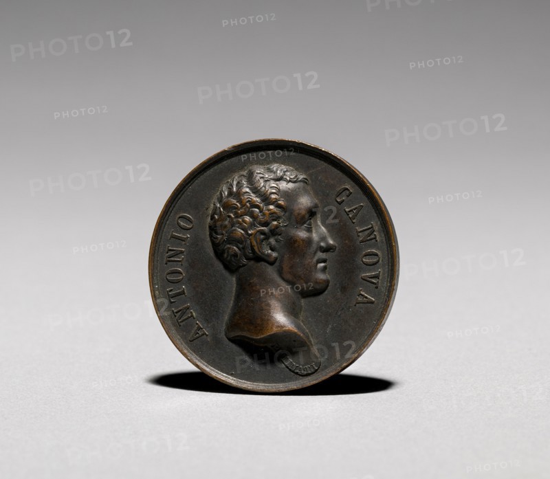 Medal: Antonio Canova. Creator: Francesco Putinati (Italian, 1775-1848).
