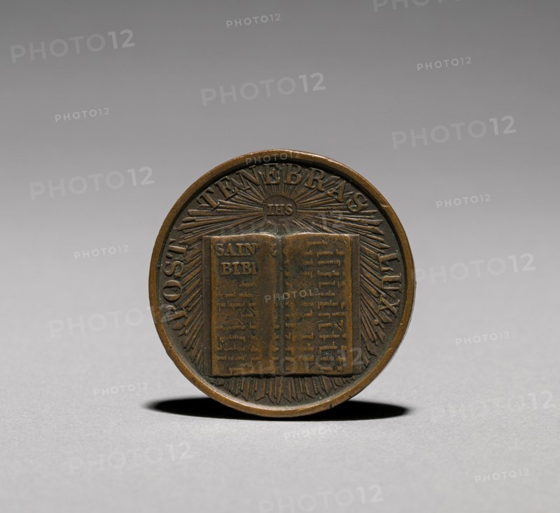 Medal: Commemorating 3c Jubilé de la Reformation Genève 23 Aôut 1835 (obverse), 1835. Creator: Unknown.