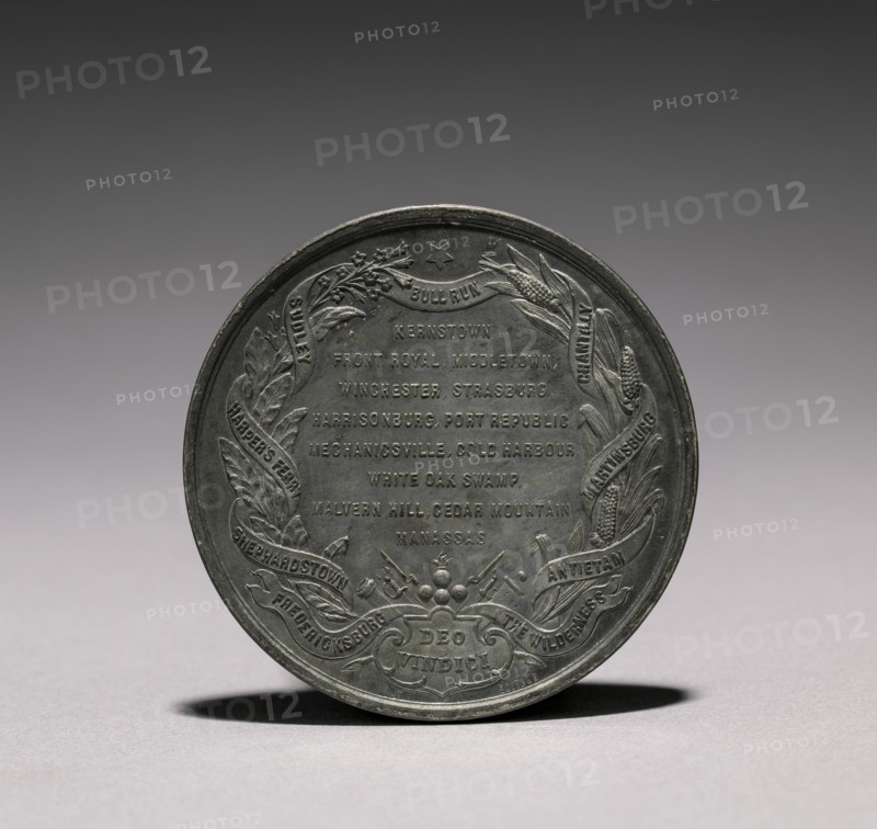 Medal: Lieutenant General T. J. Jackson (reverse). Creator: Armand Auguste Caqué (French, 1793-1881).