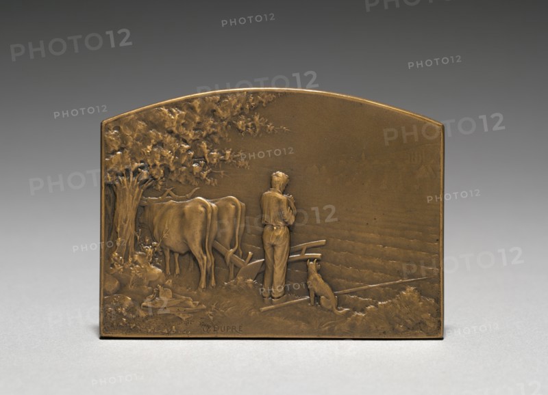 Medallion (obverse). Creator: Jules Dupré (French, 1811-1889).