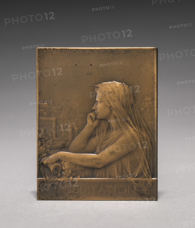 Medallion (obverse). Creator: Jules Dupré (French, 1811-1889).