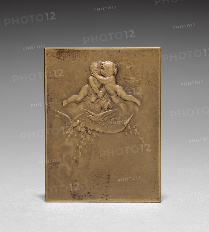 Medallion (reverse). Creator: Jules Dupré (French, 1811-1889).