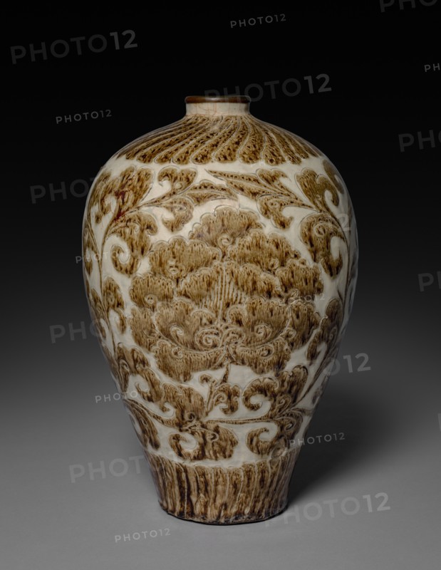 Meiping Vase: Cizhou Ware, 1100s. Creator: Unknown.