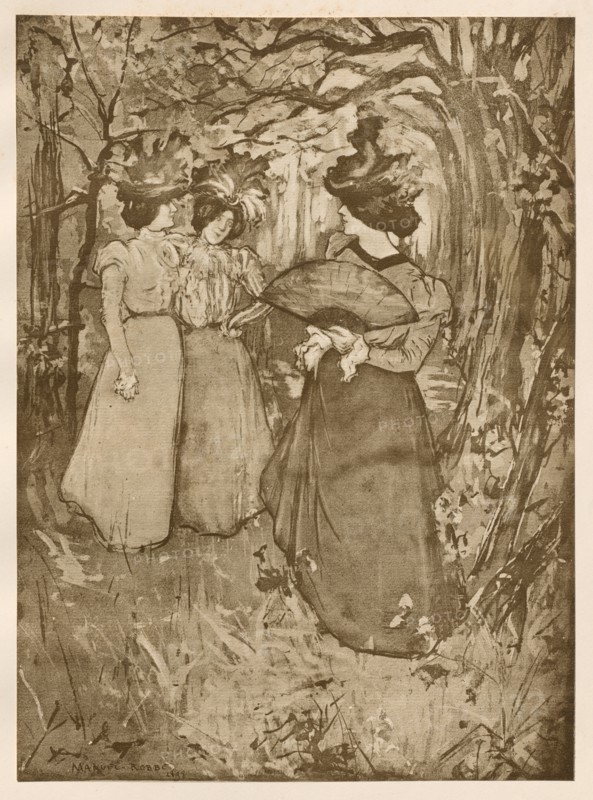 Menuet dAutomne, 1898. Creator: Manuel Robbe (French, 1872-1936); Imprimerie Champenois.