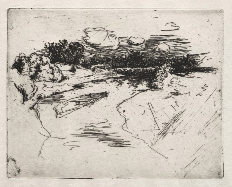 Miami River, near Cincinnati, Ohio. Creator: John Henry Twachtman (American, 1853-1902).