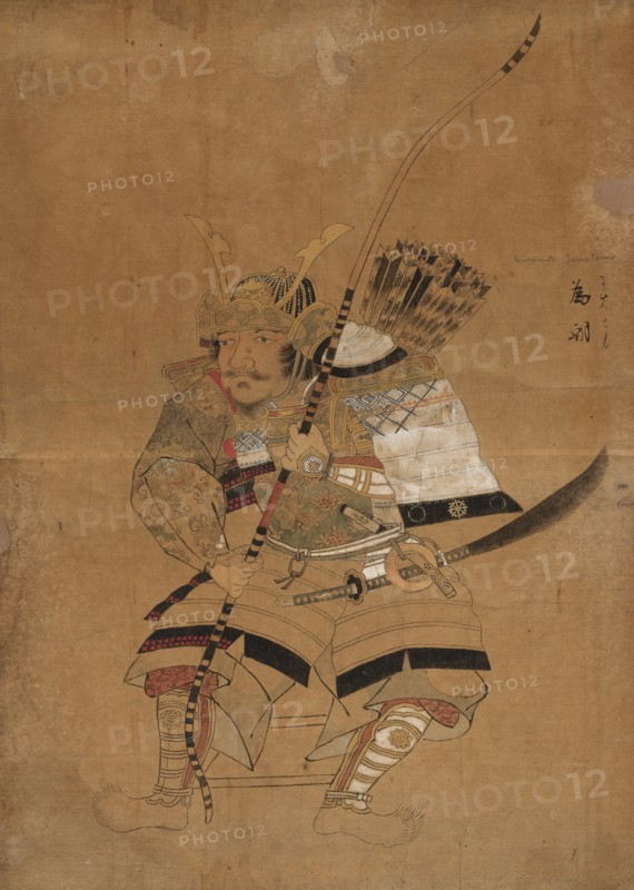 Minemotto Tametomo in Armor, 1615-1868. Creator: Unknown.