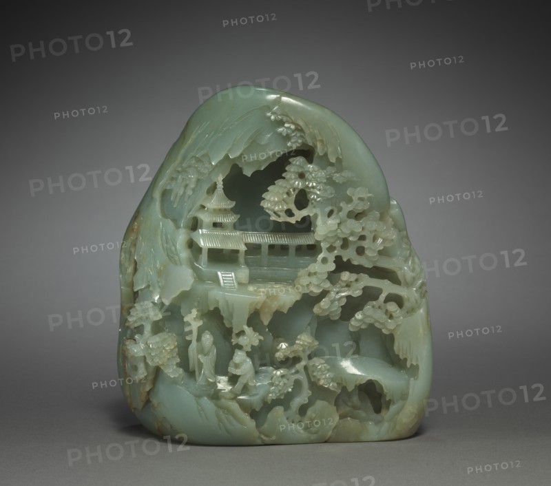 Miniature Mountain with Daoist Paradise, 1736-1795. Creator: Unknown.