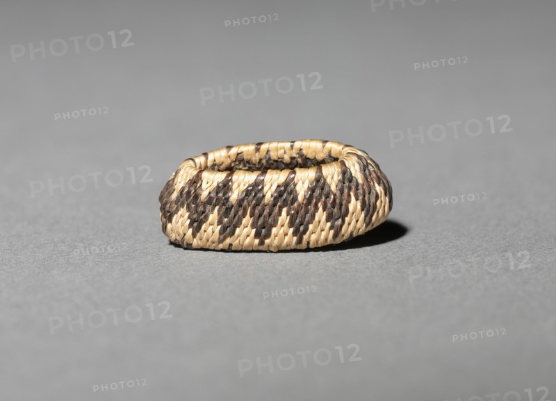 Miniature Rhomboidal Basket, late 1800s-early 1900s. Creator: Unknown.