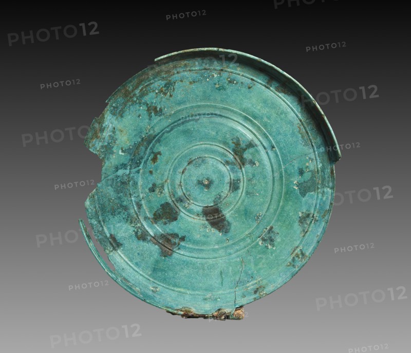 Mirror Box with Head of Athena (lid), 400-375 BC. Creator: Unknown.