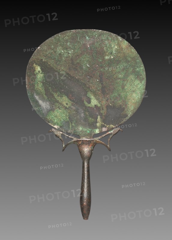 Mirror with Falcons, 1540-1296 BC. Creator: Unknown.