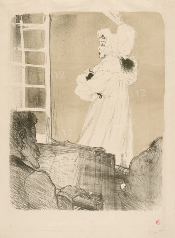 Miss May Belfort, 1895. Creator: Henri de Toulouse-Lautrec (French, 1864-1901).