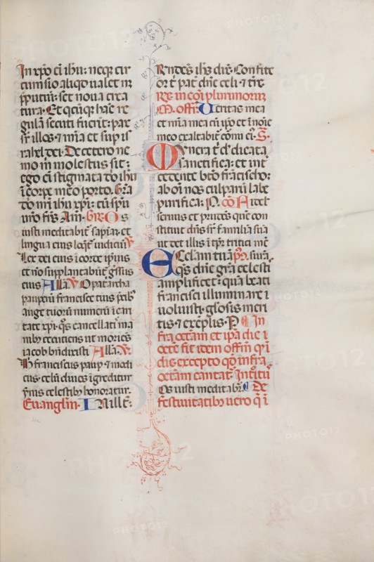 Missale: Fol. 319: St. Francis & Full Mass of St. Francis, 1469. Creator: Bartolommeo Caporali (Italian, c. 1420-1503).