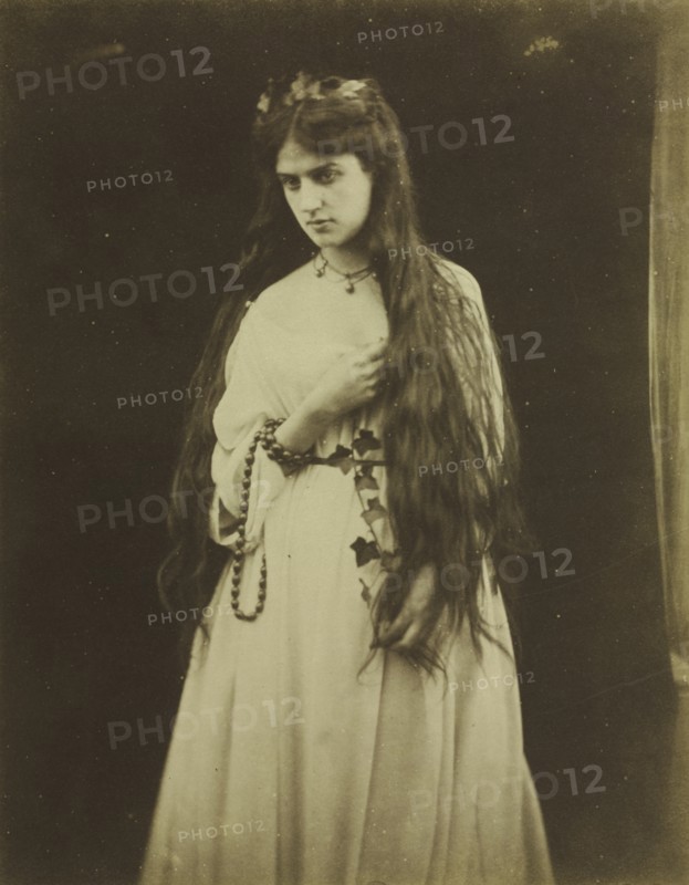 Mnemosyne (Marie Spartali, 1844-1927), 1868. Creator: Julia Margaret Cameron (British, 1815-1879).