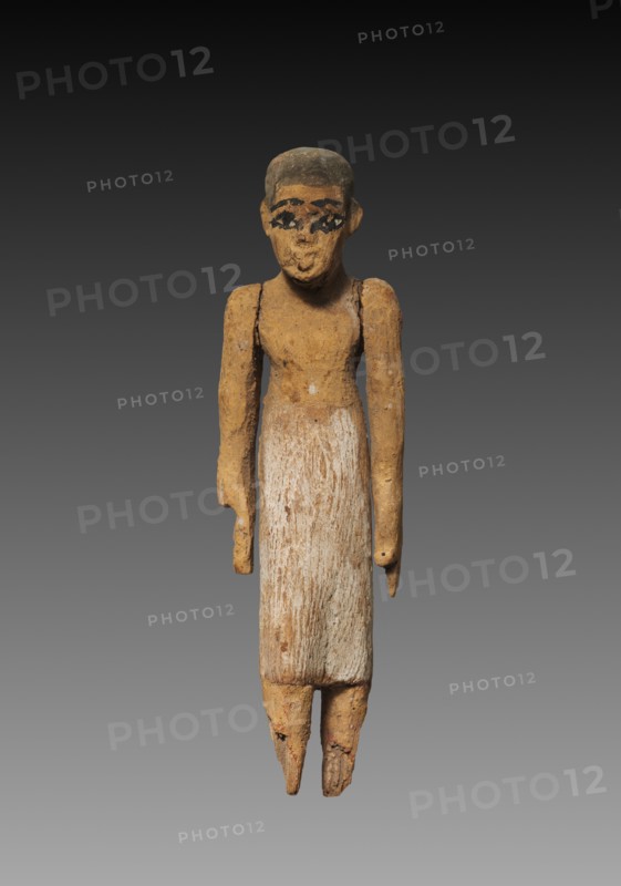 Model Figure of a Man, Perhaps a Boat Attendant, 2040-1648 BC. Creator: Unknown.