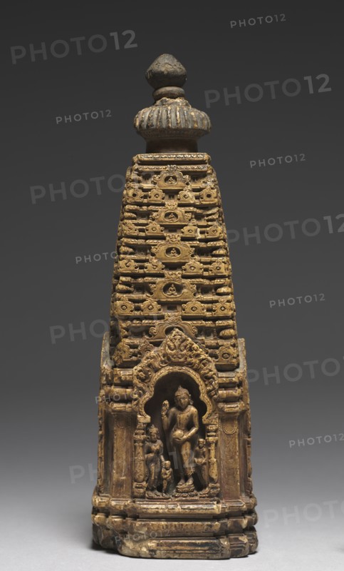 Model of the Sikhara of a Buddhist Temple, 900s. Creator: Unknown.