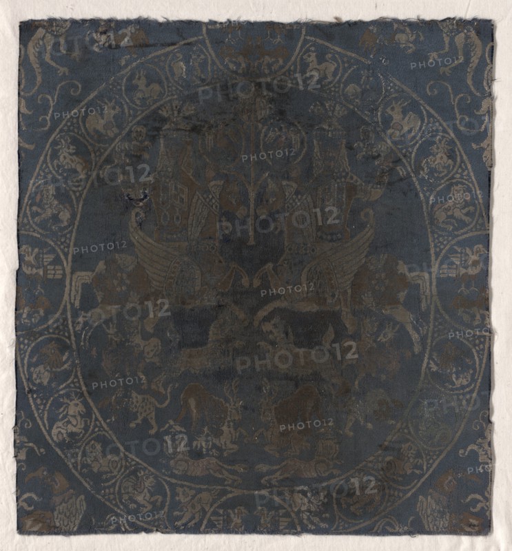 Modern Reproduction of the Bahram Gur silk in Berlin, c. 1895 (?). Creator: Unknown.