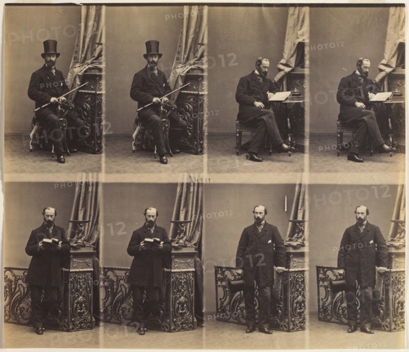 Monsieur Merlen, 1861. Creator: André-Adolphe-Eugène Disdéri (French, 1819-1889).