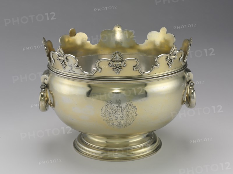 Monteith Bowl, 1715-1716. Creator: Benjamin Pyne (British).