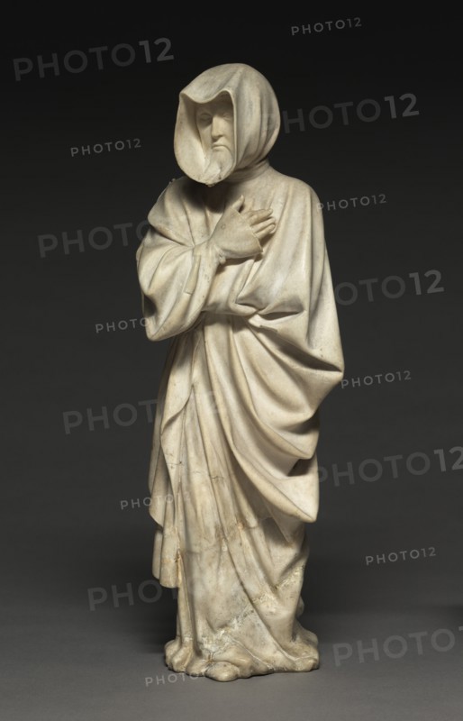 Mourner from the Tomb of Philip the Bold, Duke of Burgundy (1364-1404), 1404-10. Creator: Claus de Werve (Netherlandish, 1380-1439).