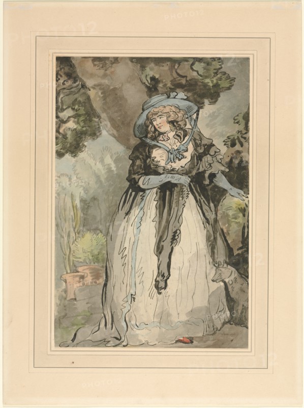 Mrs. Samuel Howitt, 1700s. Creator: George Murgatroyd Woodward (British, 1760-1809).
