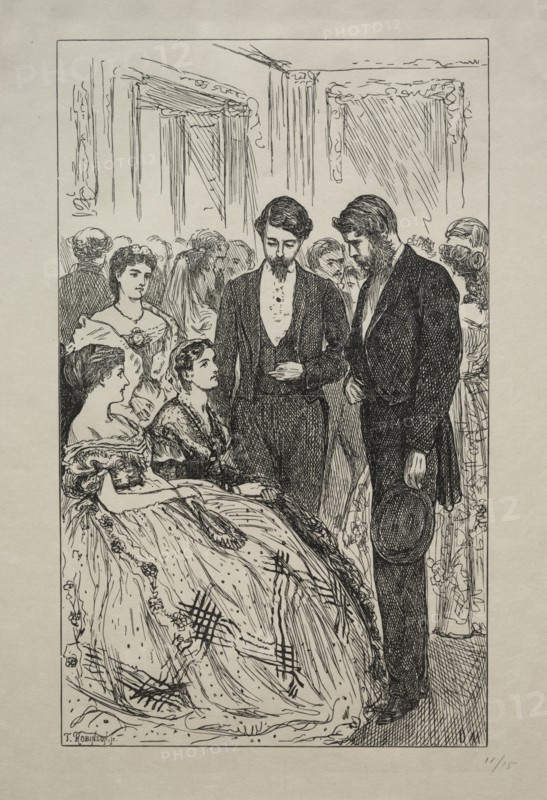 Much Ado about Nothing, 1866. Creator: George Louis Palmella Busson Du Maurier (British, 1834-1896).