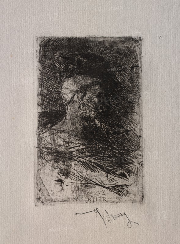Muletier. Creator: Mariano Fortuny y Carbó (Spanish, 1838-1874).