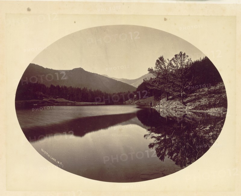 Mystic Lake, M.T., 1872. Creator: William Henry Jackson (American, 1843-1942).