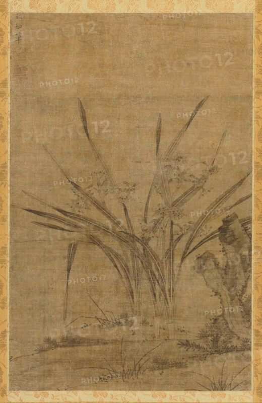 Narcissus and Rocks, 1368-1644. Creator: Lu Tianru (Chinese, first half of 1400s).