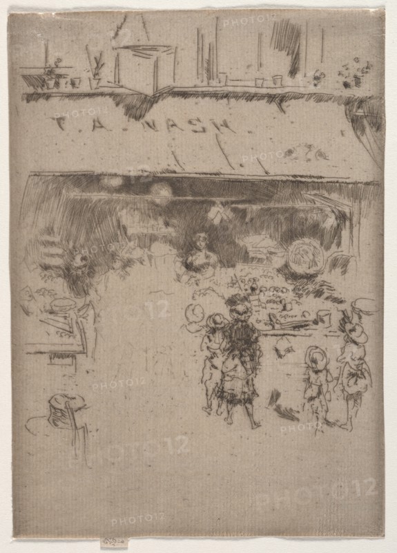 Nash's Fruit Shop. Creator: James McNeill Whistler (American, 1834-1903).
