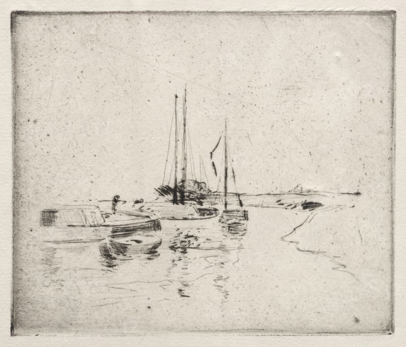 Near Dordrecht. Creator: John Henry Twachtman (American, 1853-1902).