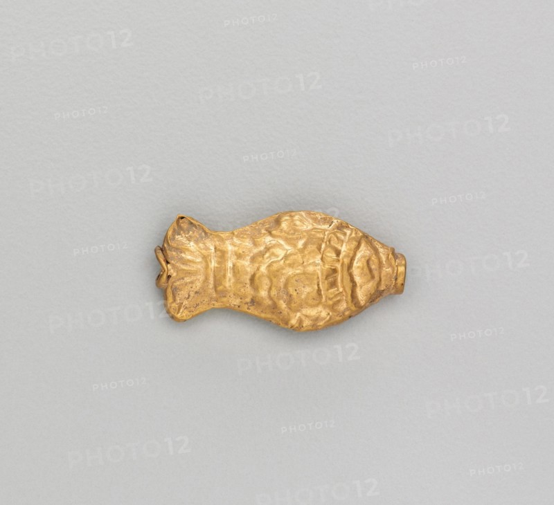 Necklace Bead in the Form of a Fish, 185-72 BC. Creator: Unknown.