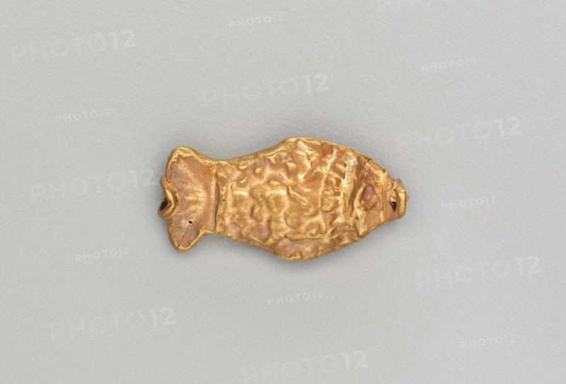 Necklace Bead in the Form of a Fish, 185-72 BC. Creator: Unknown.