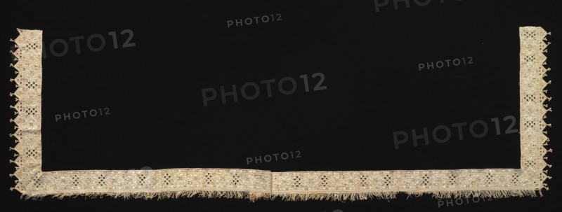Needlepoint (Cutwork) Lace Edging for Sheet, 17th-18th century. Creator: Unknown.