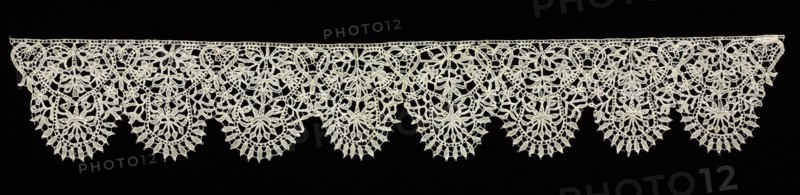 Needlepoint (Punto in aria) Lace Collar, early 17th century. Creator: Unknown.