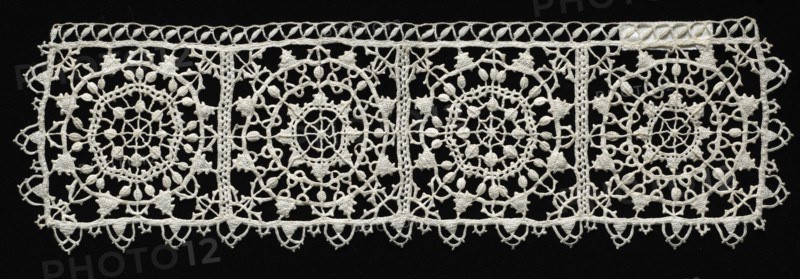 Needlepoint (Reticella) Lace Cuff, second half of 16th century. Creator: Unknown.