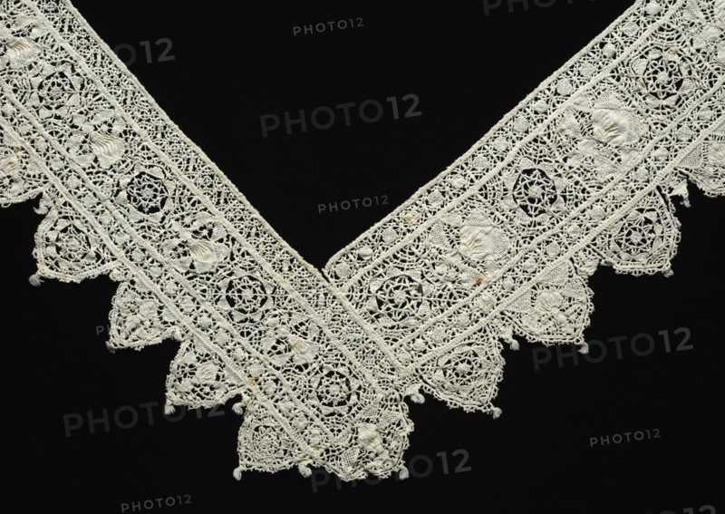 Needlepoint (Reticella) Lace Edging, 17th century. Creator: Unknown.