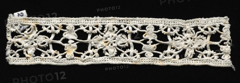 Needlepoint (Reticella) Lace Insertion, 16th century. Creator: Unknown.