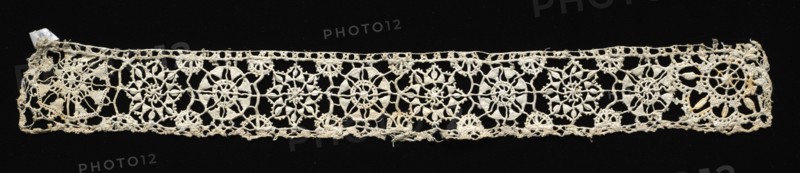 Needlepoint (Reticella) Lace Insertion, 16th century. Creator: Unknown.