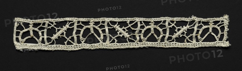 Needlepoint (Reticella) Lace Insertion, 17th century. Creator: Unknown.