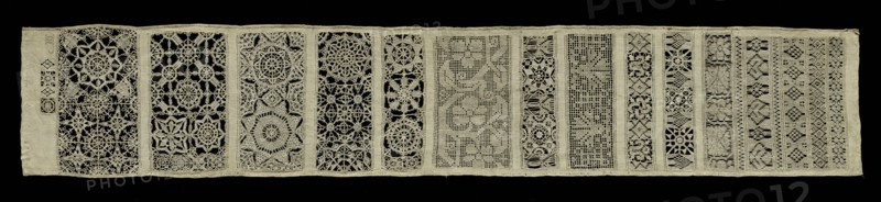 Needlepoint Lace Long Sampler, 17th century. Creator: Unknown.