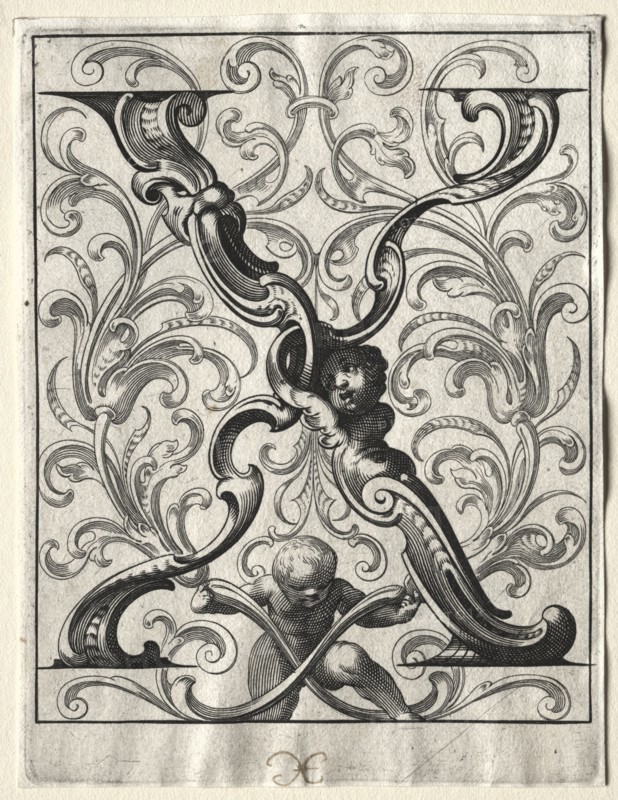 New ABC Booklet: X, 1627. Creator: Lucas Kilian (German, 1579-1637).