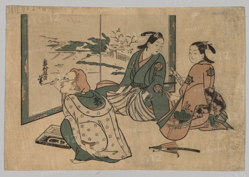 No Title, 1742-1755. Creator: Okumura Masanobu (Japanese, 1686-1764).