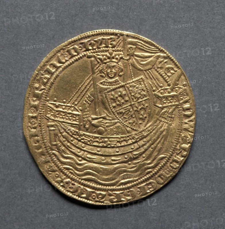 Noble (obverse), 1351. Creator: Unknown.