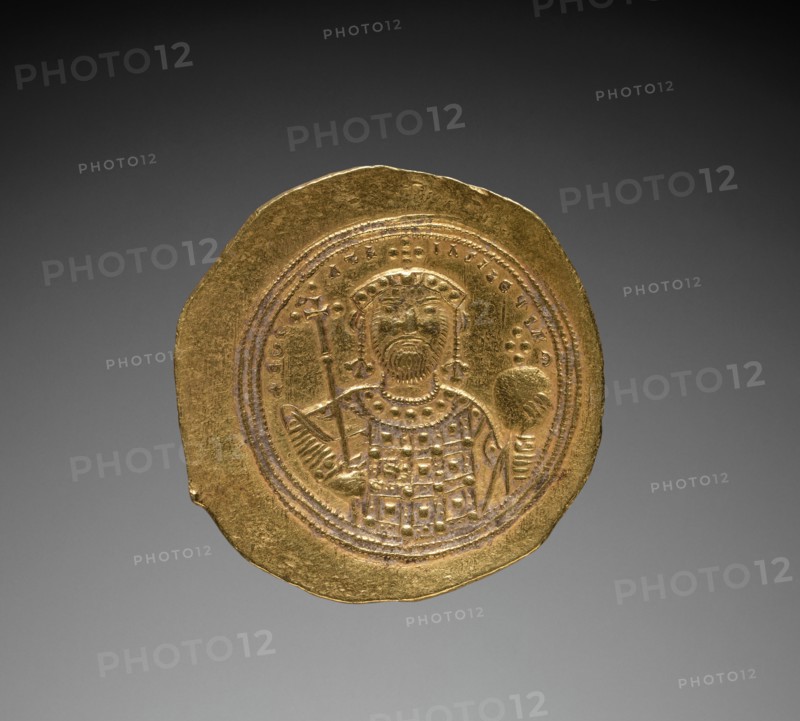 Nomisma with Constantine IX Monomachus (reverse), 1042-1055. Creator: Unknown.