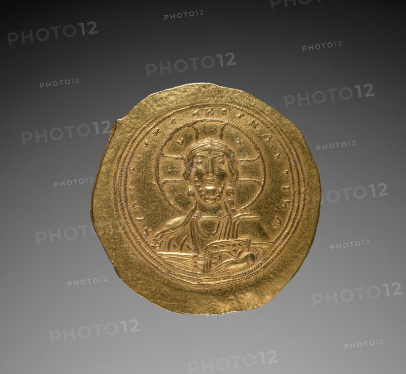 Nomisma with Constantine IX Monomachus , 1042-1055. Creator: Unknown.