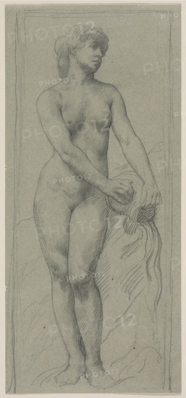 Nude Woman. Creator: Alphonse Legros (French, 1837-1911).