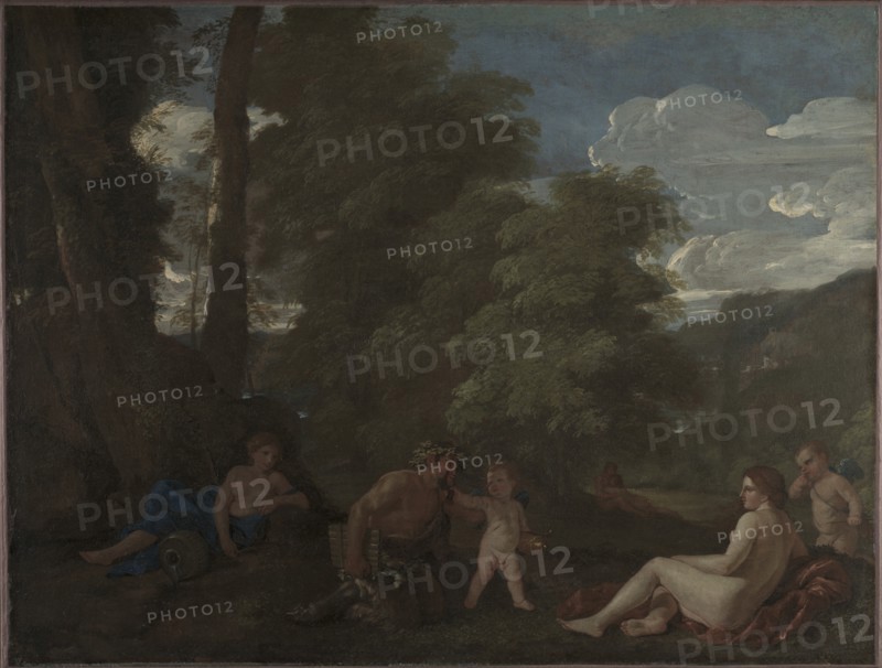 Nymphs and a Satyr (Amor Vincit Omnia), c. 1625-1627. Creator: Nicolas Poussin (French, 1594-1665).