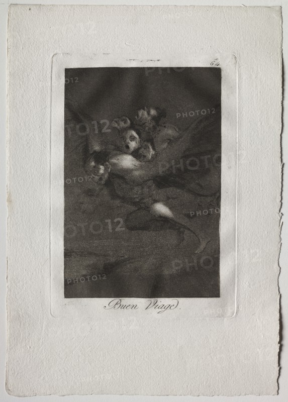 Ochenta Caprichos: Bon Voyage, 1793-1798. Creator: Francisco de Goya (Spanish, 1746-1828).